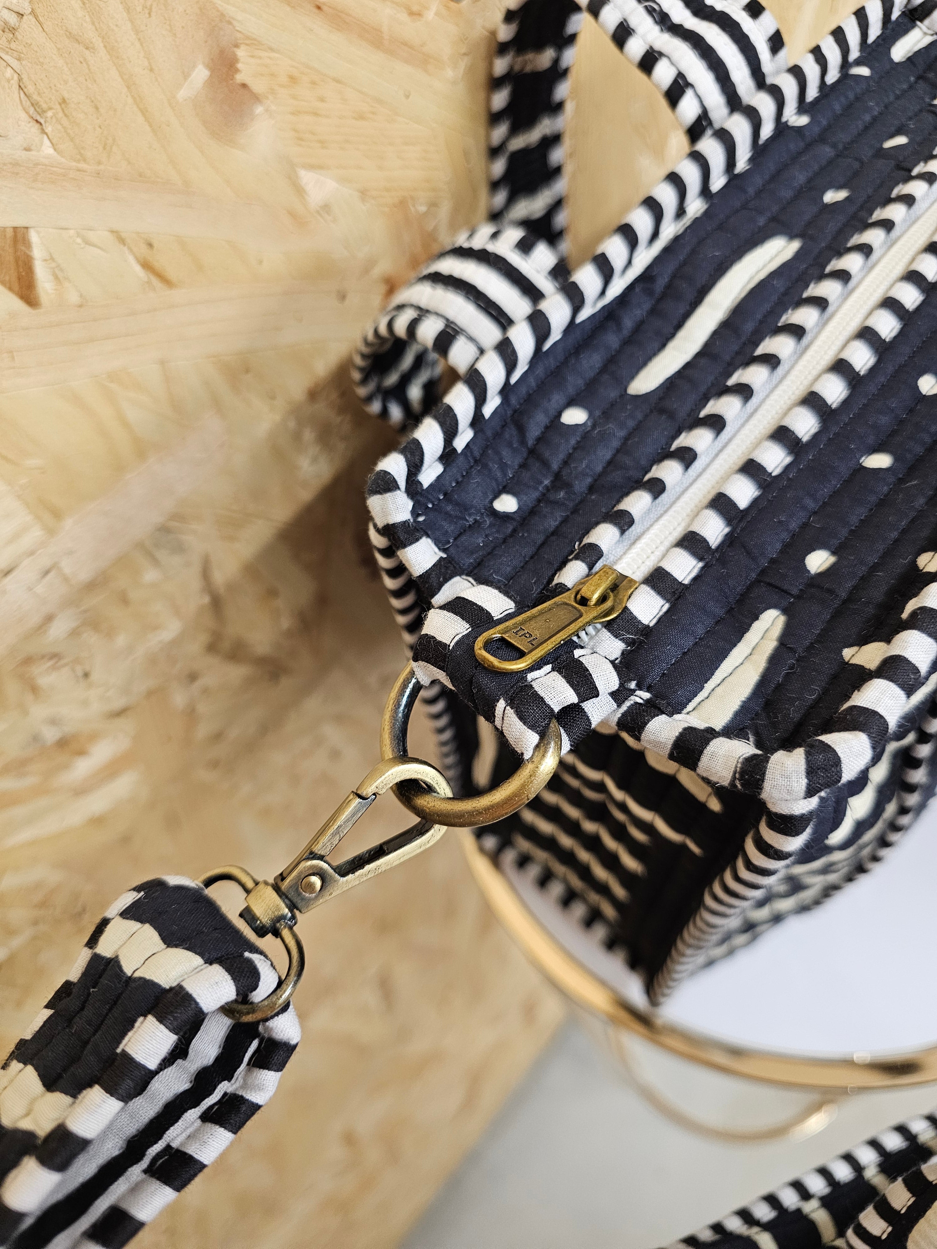 Monochrome Mini Tote Bag