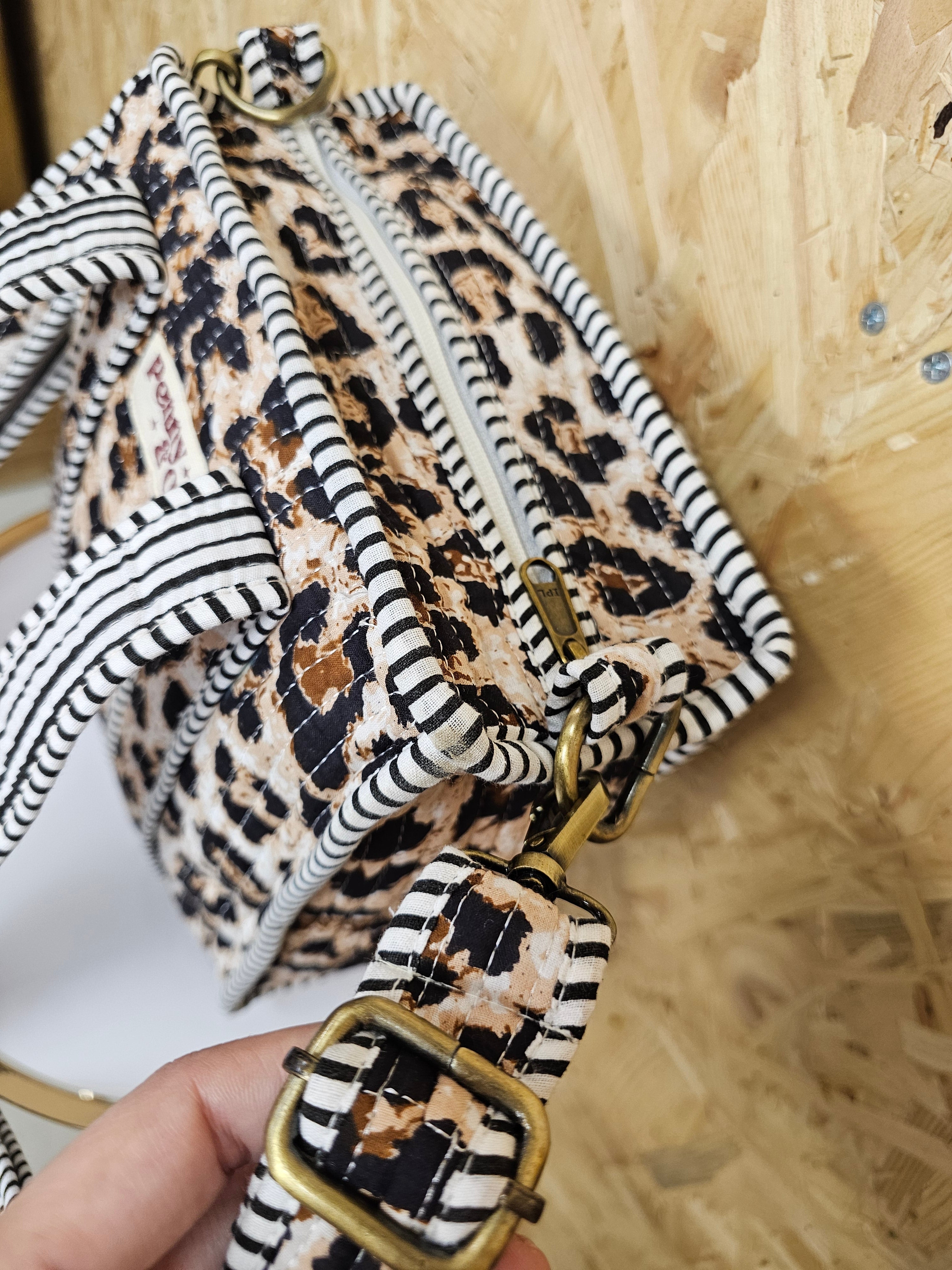 Leopard Print Mini Tote Bag
